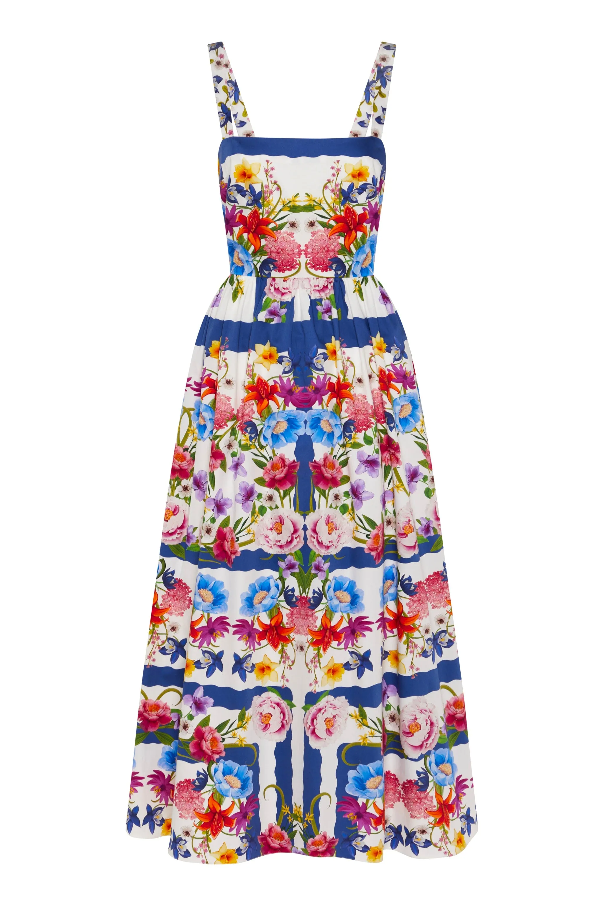 Ninet Cotton Midi Dress - Antheia Placement