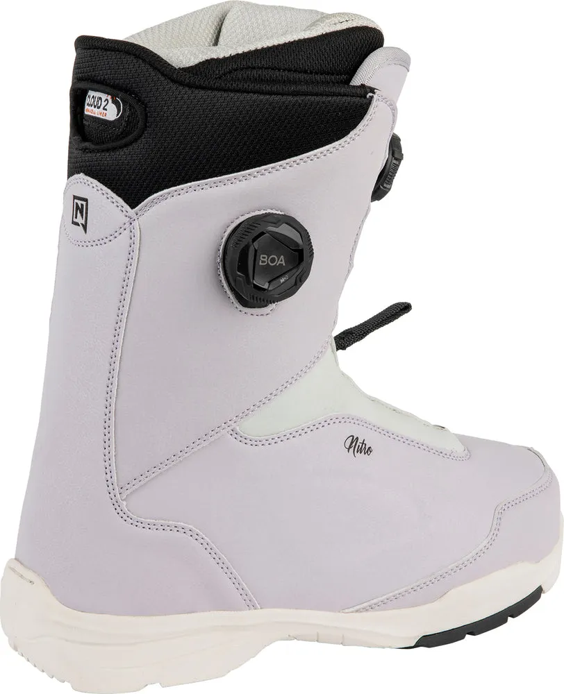 Nitro Scala BOA Womens Snowboard Boots in Lilac 2024