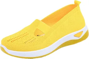 Orthopedic Shoes for Women Woven Orthopedic Running Shoes for Men Lightweight Casual Shoes Slip On Chunky Sneakers Red Tennis Shoe Loafers Shoe