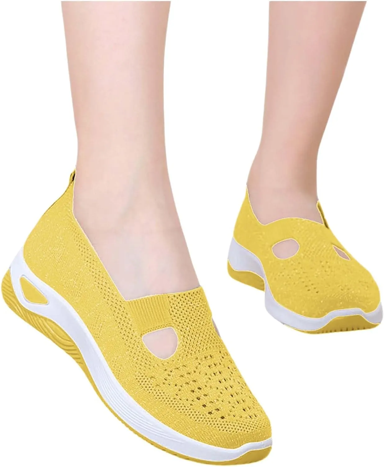 Orthopedic Shoes for Women Woven Orthopedic Running Shoes for Men Lightweight Casual Shoes Slip On Chunky Sneakers Red Tennis Shoe Loafers Shoe