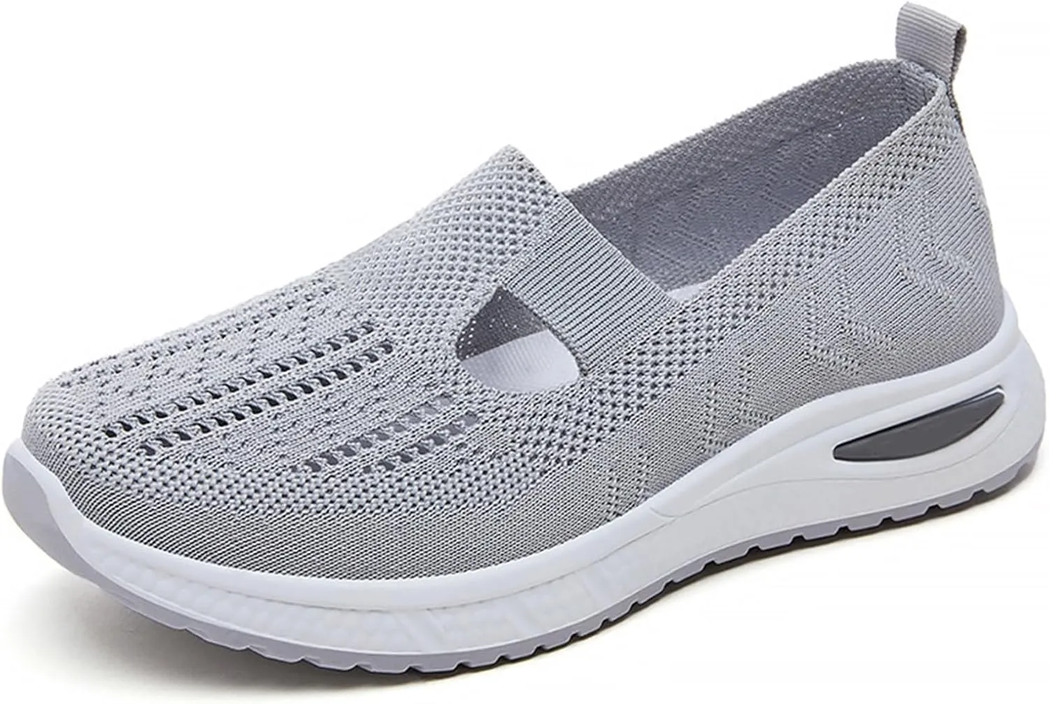 Orthopedic Shoes for Women Woven Orthopedic Slip On Shoes Women Mesh Breathable Casual Shoes Trendy Waterproof Sneakers Steel Toe Tennis Shoe Trainers Shoe