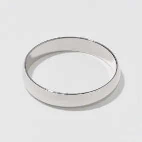 Platinum Classic Wedding Band - Polished 4mm