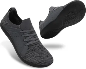 relxfeet Men's Barefoot Shoes Minimalist Cross-Trainer Shoes Wide Toe Walking Shoes Zero Drop Sole Trail Running Sneakers