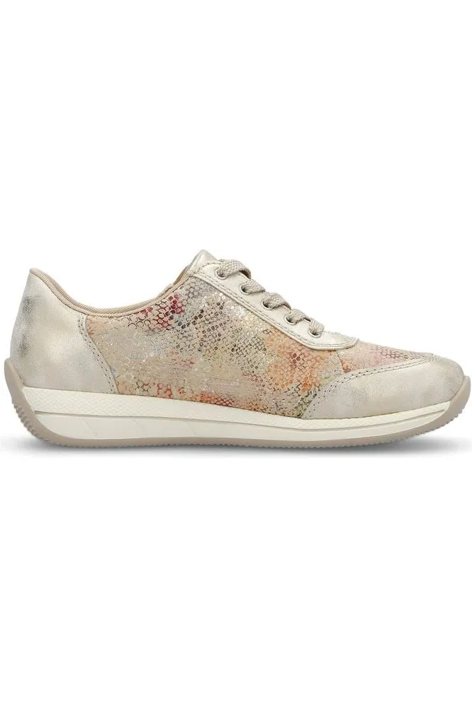 Rieker ladies lace up shoe N1112-91 in Multi