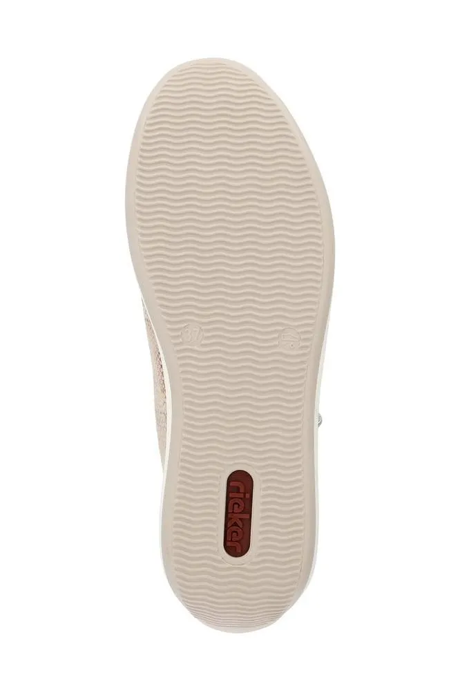 Rieker ladies lace up shoe N1112-91 in Multi