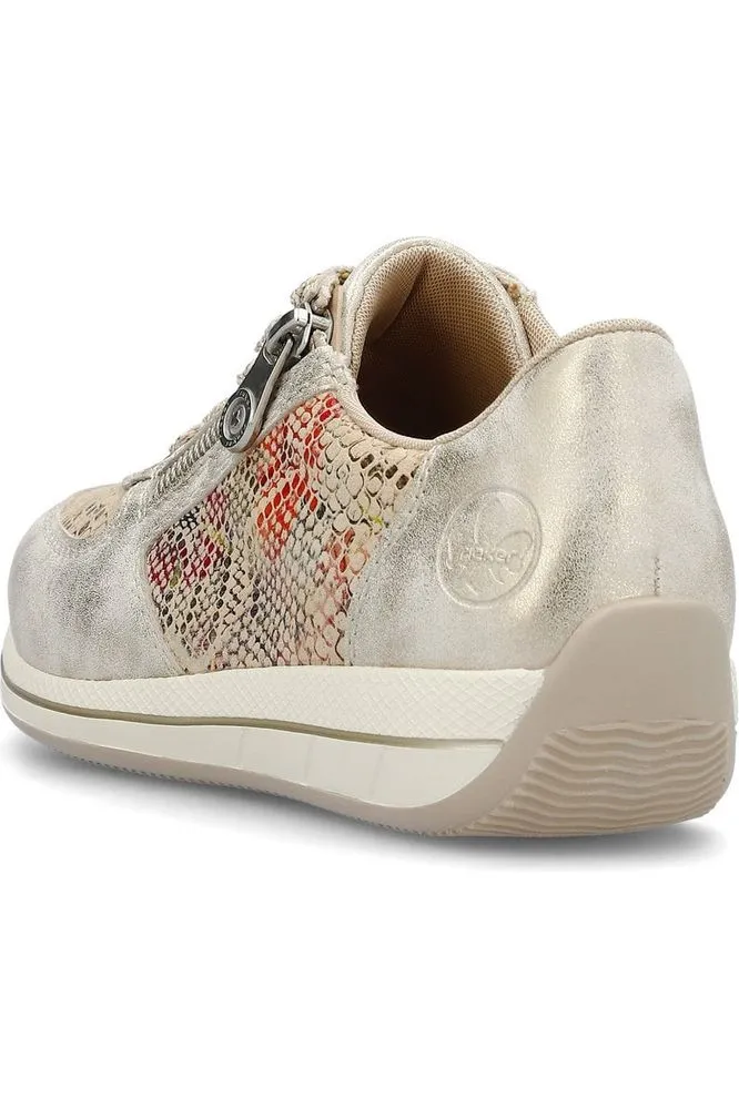 Rieker ladies lace up shoe N1112-91 in Multi