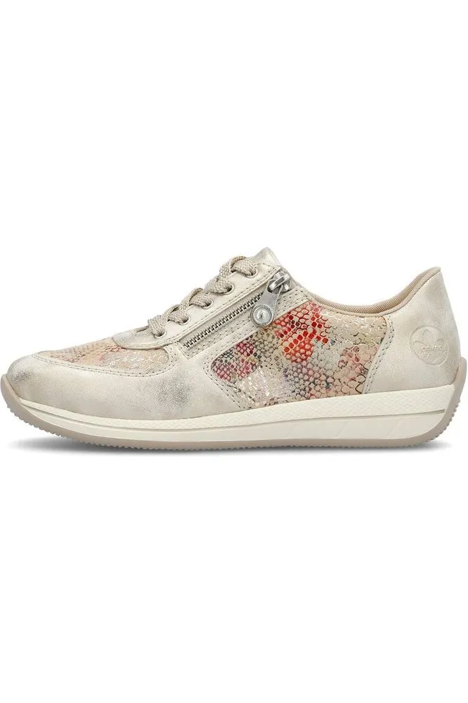 Rieker ladies lace up shoe N1112-91 in Multi