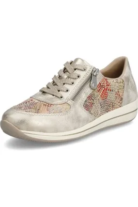 Rieker ladies lace up shoe N1112-91 in Multi