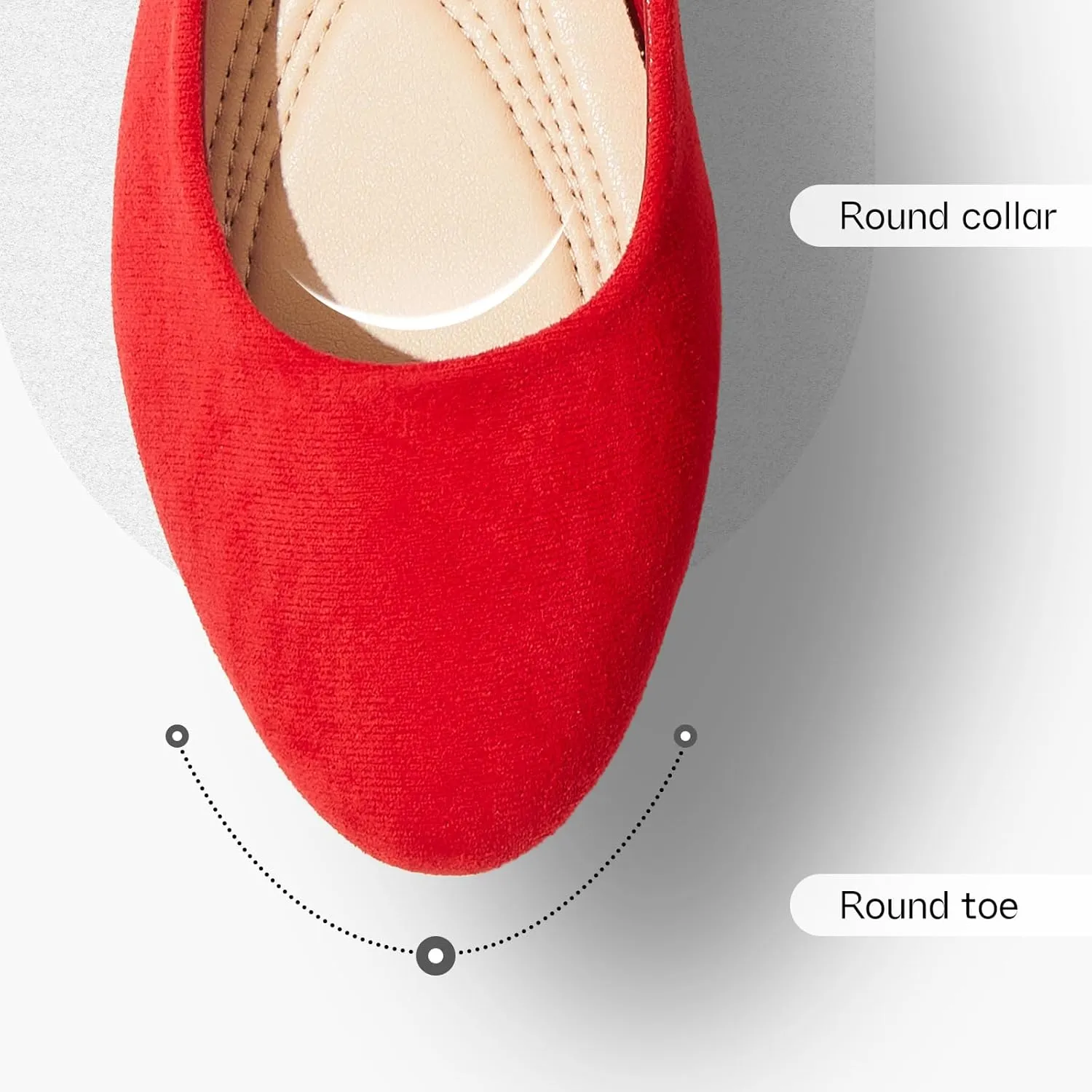 Shupua Flats for Women Round Toe Flat Shoes Dressy Black Ballet Flats Comfortable Womens Dress Shoes Ballerina Flats for Work