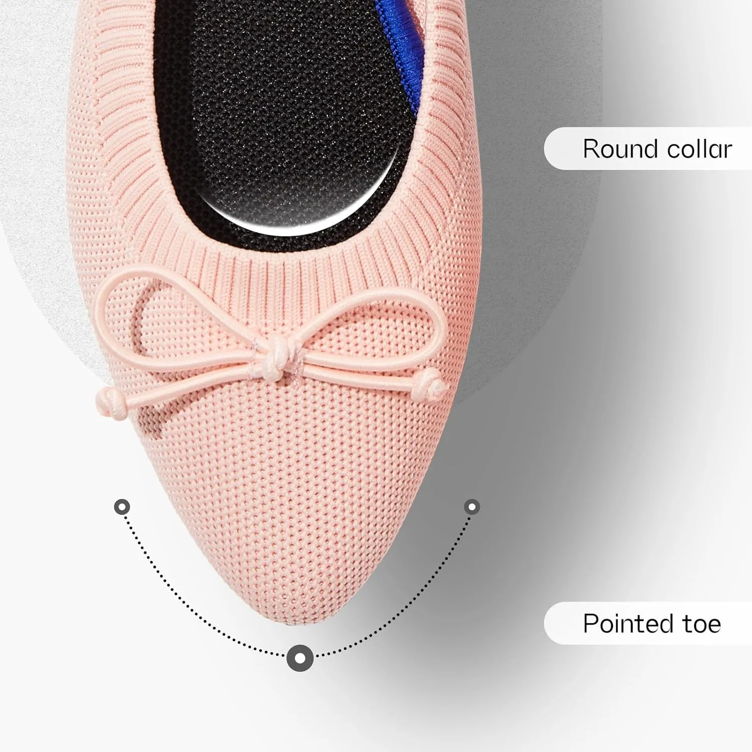 Shupua Women's Flats Black Flats Shoes Pointed Toe Ballet Flats Comfortable Bow Girls Flats Dressy