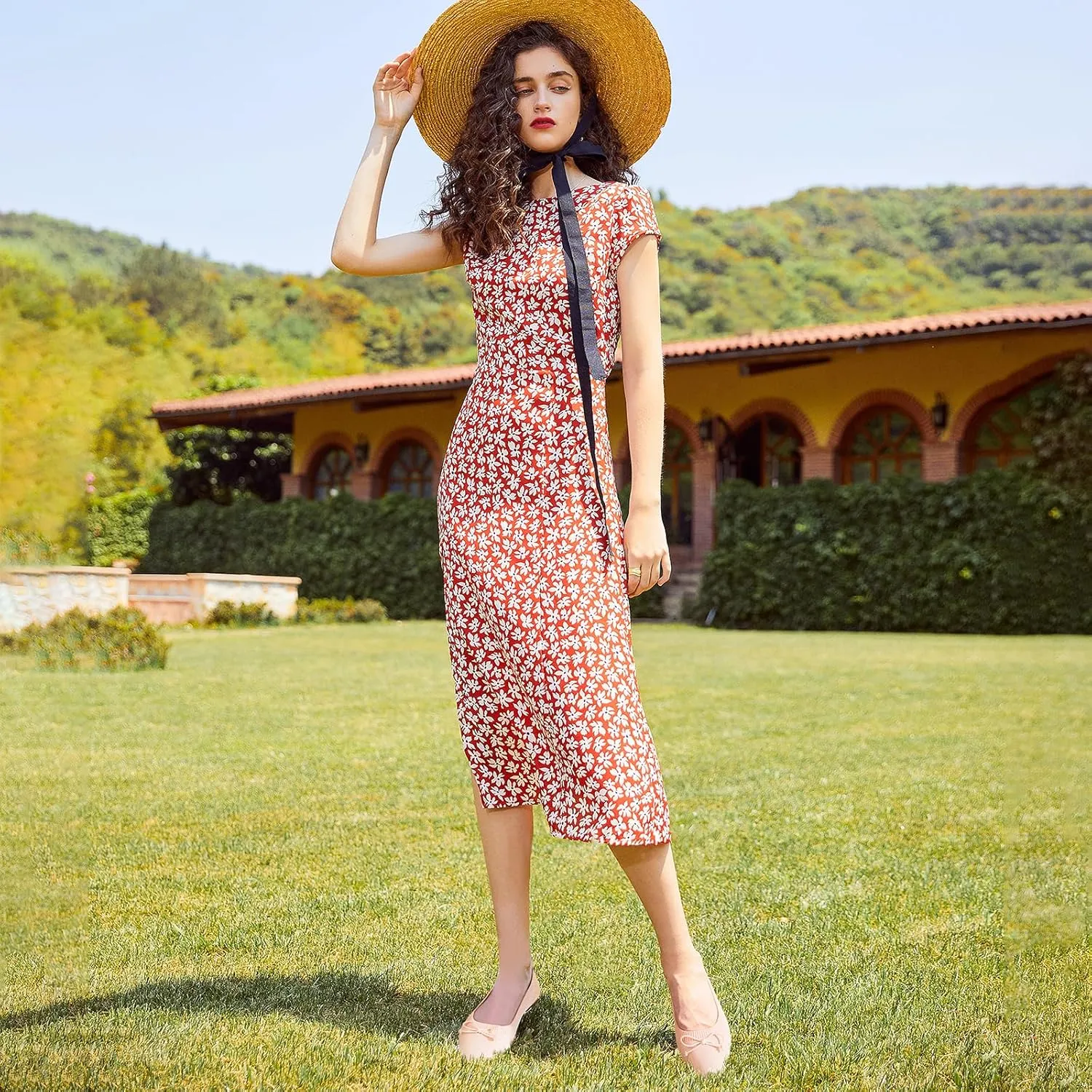 Shupua Women's Flats Black Flats Shoes Pointed Toe Ballet Flats Comfortable Bow Girls Flats Dressy