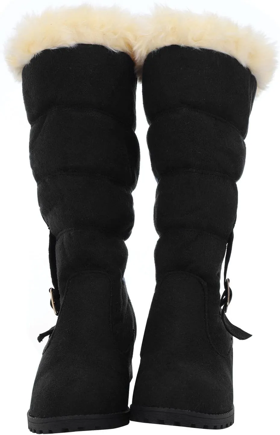 Snow Boots for Women - Waterproof Winter Work Boots with Fleece Lining