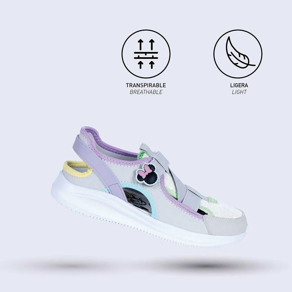 Sports Shoes For Kids Minnie Mouse Lilac