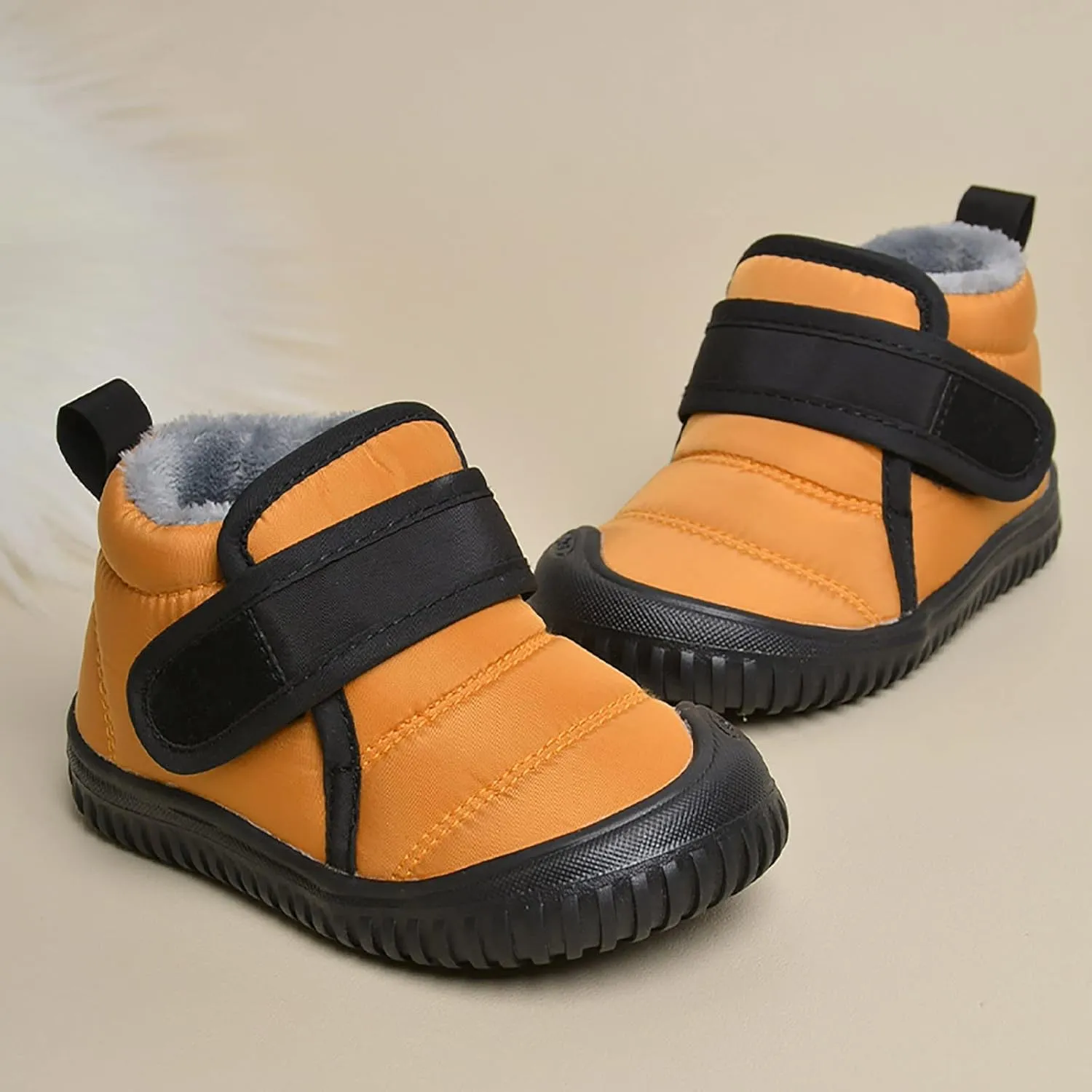 Toddler Unisex Winter Snow Boots Boys Girls Cold Weather Faux  Thermal Lined Winter Anti Boots for Girls Color