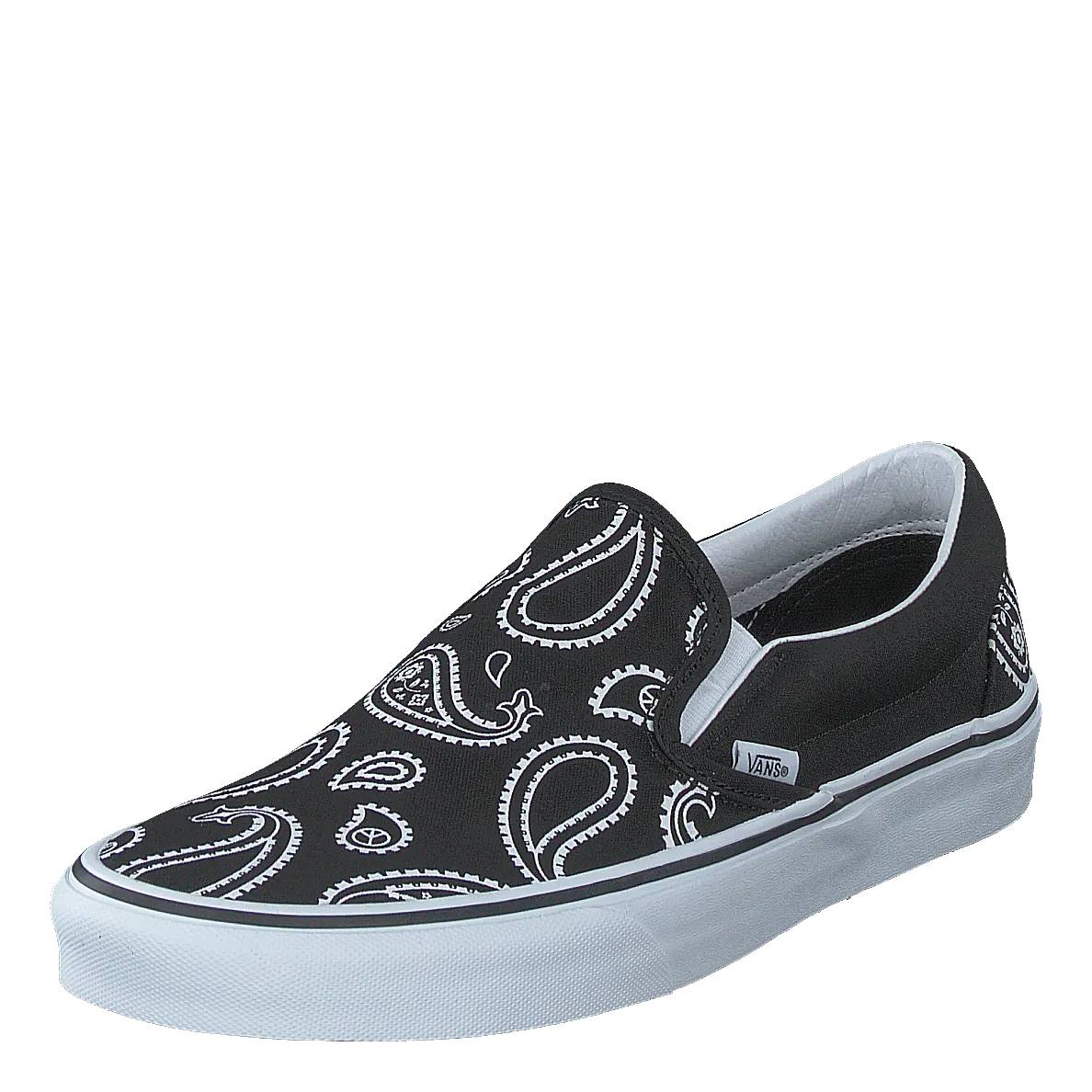 Ua Classic Slip-on (peace Paisley) Blk/trwht