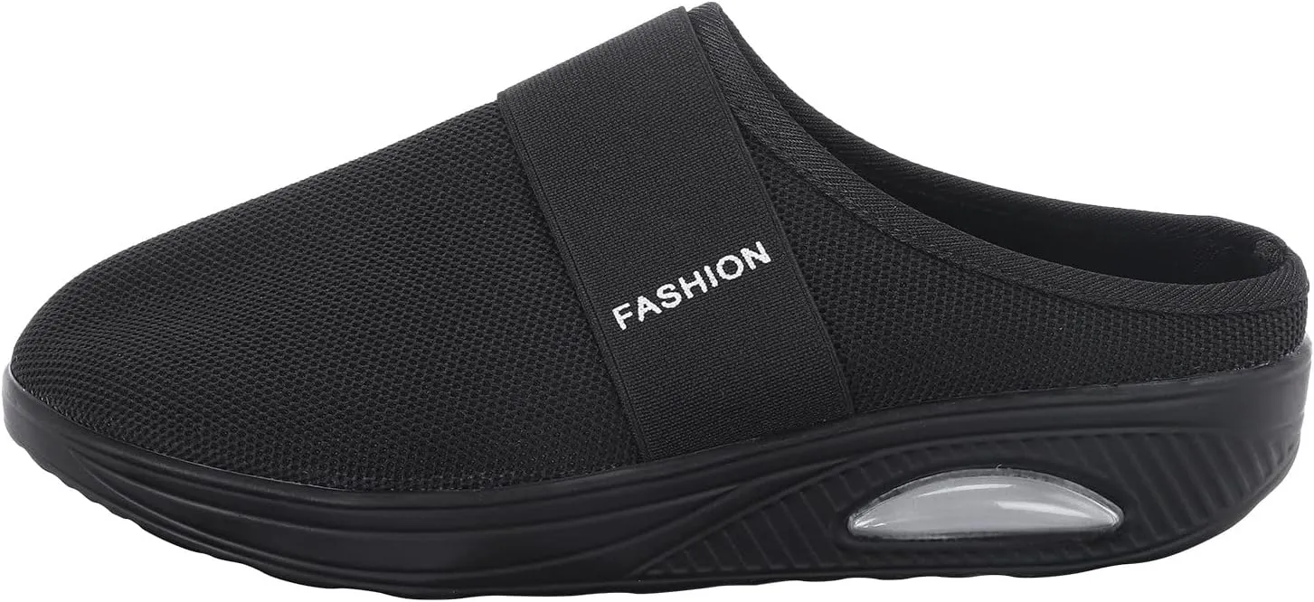 Womens Backless Sneakers Mesh Slip-on Mule Shoes Slip On Shoes Women Arch Support Men Casual Shoes Fashion Sneakers 2025 Waterproof Tennis Shoe Trainers Shoe