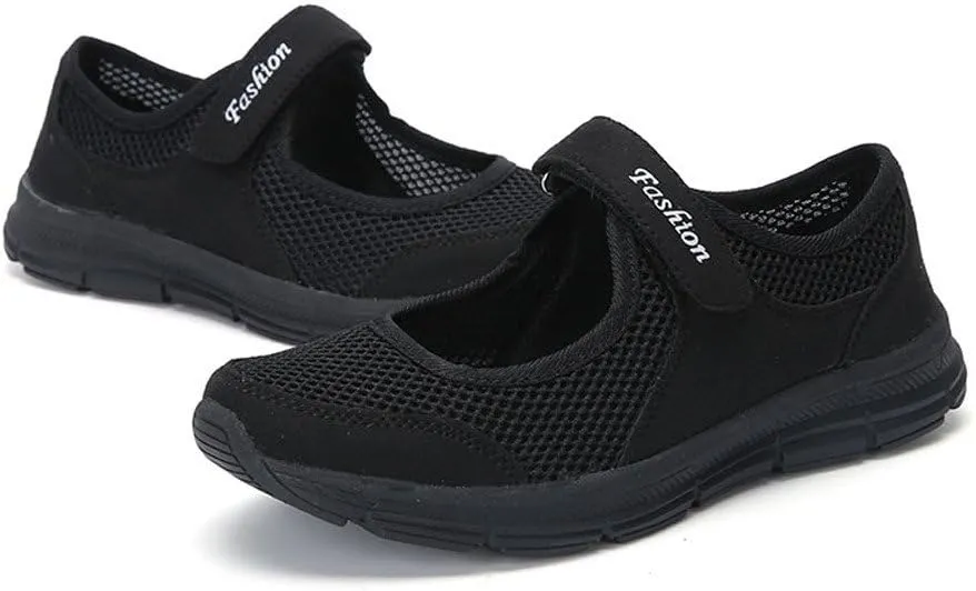 Women's Fashion Sneaker Non Slip Work Wide Comfortable Slip Resistant Work Shoes Women's Trail Running Shoes Womens Red Loafers No Lace Sneakers Women