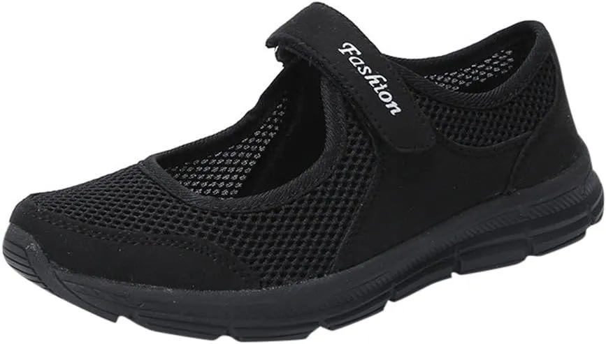 Women's Fashion Sneaker Non Slip Work Wide Comfortable Slip Resistant Work Shoes Women's Trail Running Shoes Womens Red Loafers No Lace Sneakers Women