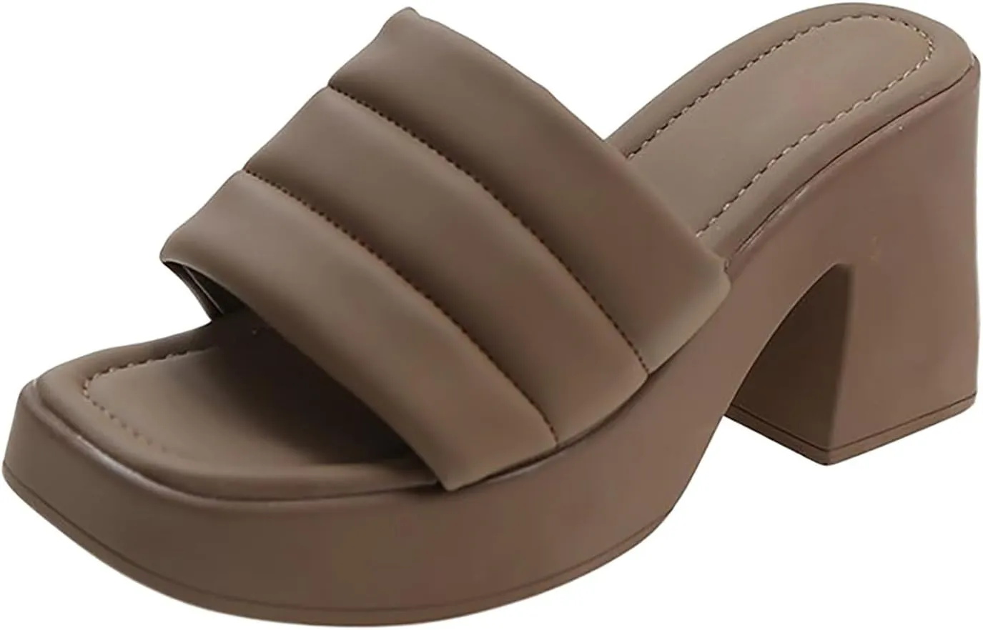 Women's Platform Heels Sandals Open Toe Fashion Wedding Sexy Dress Block Chunky Wedges High Heel Ankle Strap Pumps