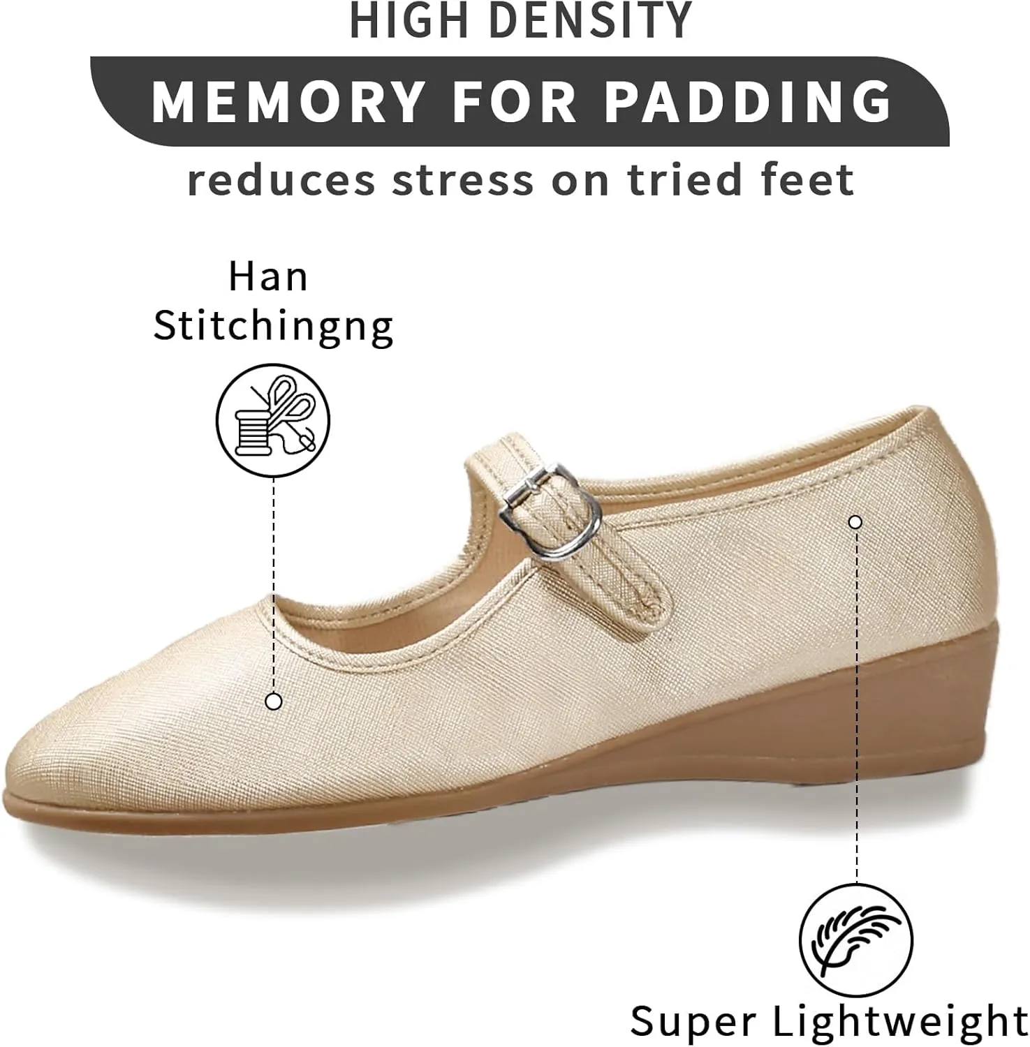 Women’s Round Toe Flats Shoes Ballet Flats Classic Comfortable Flats for Women